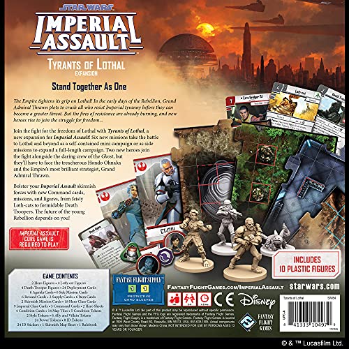 Fantasy Flight Games- Star Wars Asalto Imperial: Tiranos de Lothal, colores variados (SWI54) , color/modelo surtido
