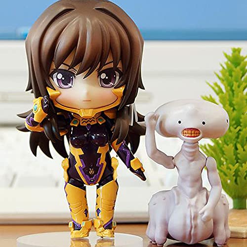 Figura movible de Nendoroid takamura yui, la Figura es de la animación Muv-Luv Alternative Total Eclipse, Mide 3.9 Pulgadas de Alto, Figura Hecha de Material de PVC, incluida la Base