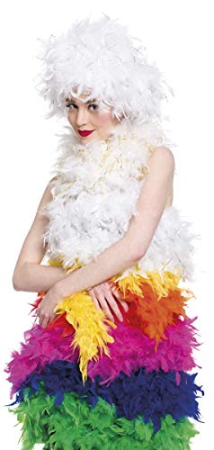 Folat - Boa de Plumas Carnaval o una Fiesta - Magenta - 180 cm