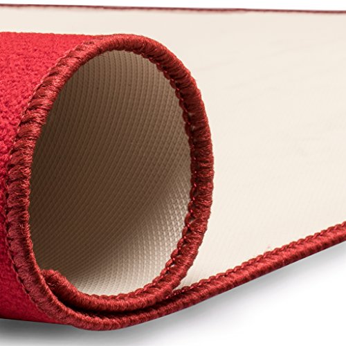 Funda para la Mesa de Yellow Mountain Imports para Mahjong, Póquer, Juegos de Cartas, Juegos de Mesa, Fichas y Dominó - Rojo, 80 Centimetros