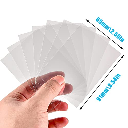 Fundas Para Cartas Coleccionables Sleeves Fundas Para Cartas De Juego Fundas Protectoras Transparentes De Tarjetas Fundas Para Cartas Estándar Fundas De Tarjetas Béisbol Para Tarjeta Deportiva 65x90mm