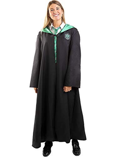 Funidelia | Disfraz Slytherin Harry Potter Oficial para Hombre y Mujer Talla L ▶ Hogwarts, Magos, Películas & Series - Color: Negro - Licencia: 100% Oficial