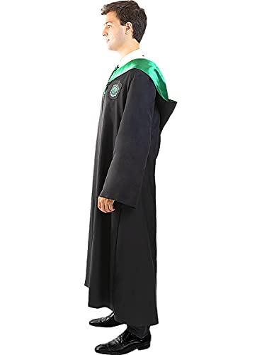 Funidelia | Disfraz Slytherin Harry Potter Oficial para Hombre y Mujer Talla L ▶ Hogwarts, Magos, Películas & Series - Color: Negro - Licencia: 100% Oficial