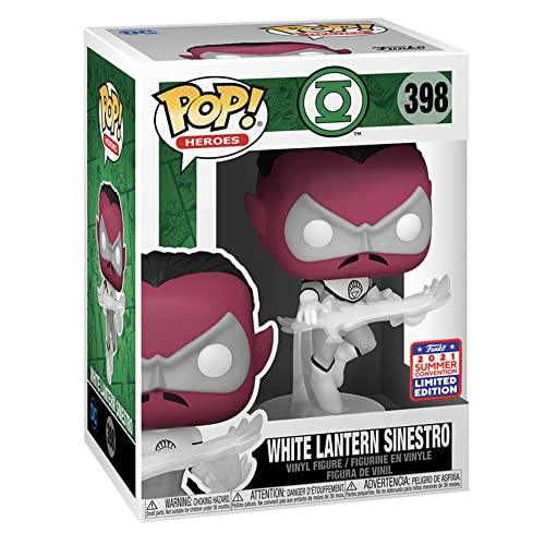 Funko DC Comics Green Lantern Pop! Heroes - Figura de vinilo para Sinestro, diseño de farolillo verde