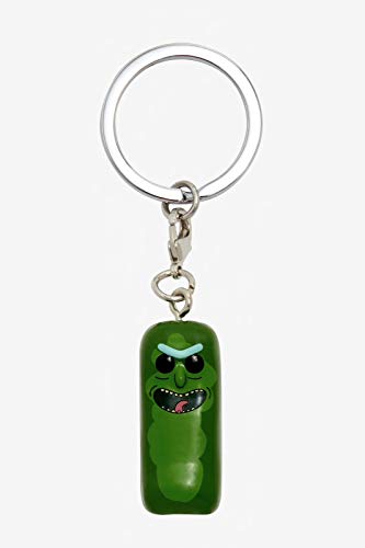 Funko Keychaim Rick & Morty Keychain Pickle Rick, Multicolor (35929), Talla Única