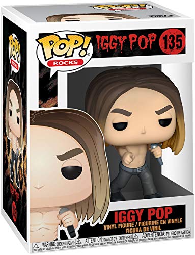 Funko - Pop! Rocks: Iggy Pop - Iggy Figurina de Vinil, Multicolor (41240)