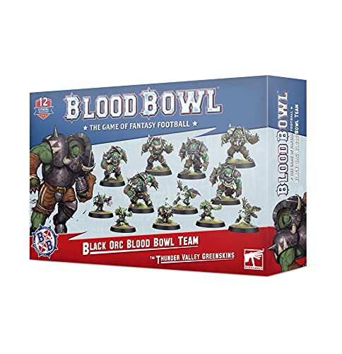 Games Workshop Blood Bowl - Equipo Orque Noir : The Thunder Valley Greenskins