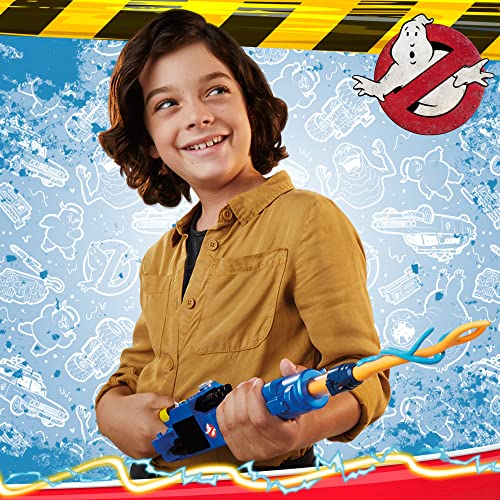 Ghostbusters - Pistola cazafantasmas Proton Blaster de juguete azul para niños a partir de 5 años, gran regalo para niños, coleccionistas y fanáticos