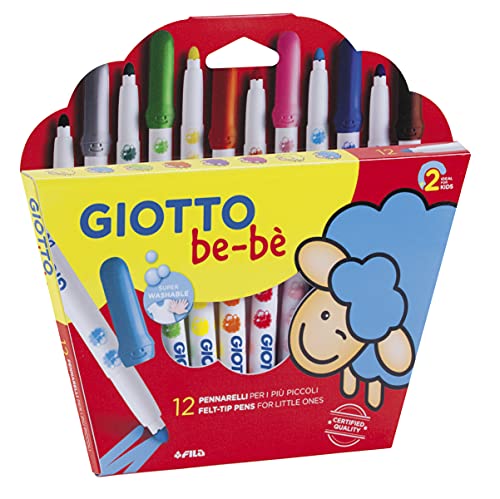 Giotto Be-Bè Súper Rotuladores Estuche 12 Uds