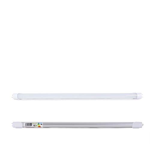 Greenice | Tubo LED 60Cm T8 Cabeza Rotatoria Conexión Un Extremo 10W 1000Lm 30.000H | Lámpara LED | Fluorescente LED | Luminaria LED | Blanco Frío