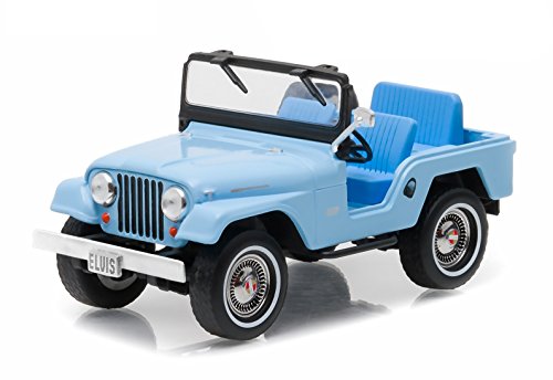 Greenlight Collectibles- 86310 – Jeep CJ 5 – Elvis Presley – 1963 – Escala 1/43 – Azul