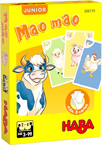 HABA 306110 - Mao Mao Junior, Juego Infantil de Cartas. Más 3 años