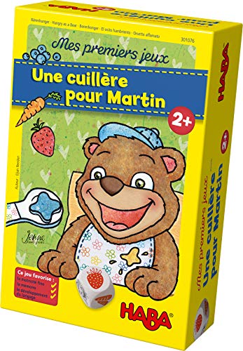 HABA- Mes Primeros Cuchara para Martin, Juego de Memoria y dirección – 2 años en adelante (301076)