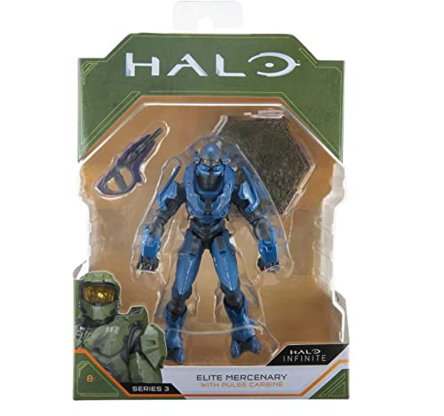 Halo Infinite World of Halo Figuras Serie 1 2 3 Colección (Elige Figura) (Mercenario de Élite)