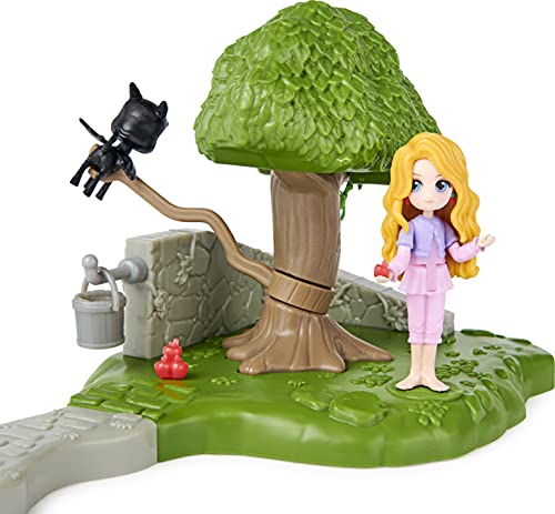 HARRY POTTER - WIZARDING WORLD - HARRY POTTER MAGICAL MINIS - Set Cuidado de la Criaturas Mágicas con 1 figura Luna Lovegood Exclusiva 8 cm, 3 Accesorios - 6061845- Juguetes Niños 5 Años +