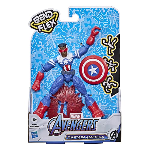 Hasbro- Figura Avengers Bend and Flex 15 CM Mod. SDOS, Multicolor (F0971)