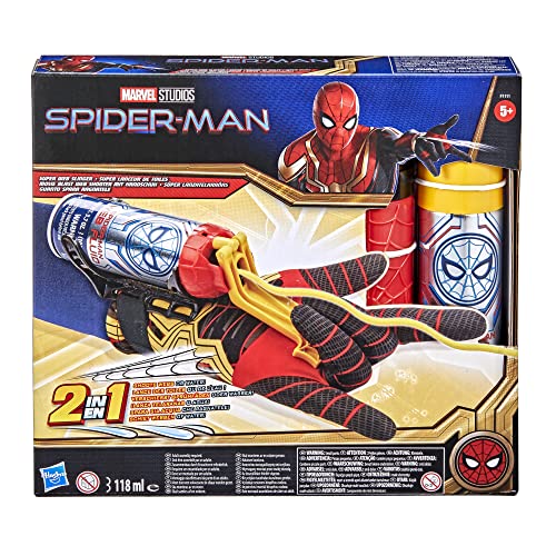 Hasbro Marvel Spiderman (F1111) - Superlanzatelarañas con líquido arácnido para niños a Partir de 5 años, Lanza telarañas o Agua, Juguete para Juego de rol, Multicolor