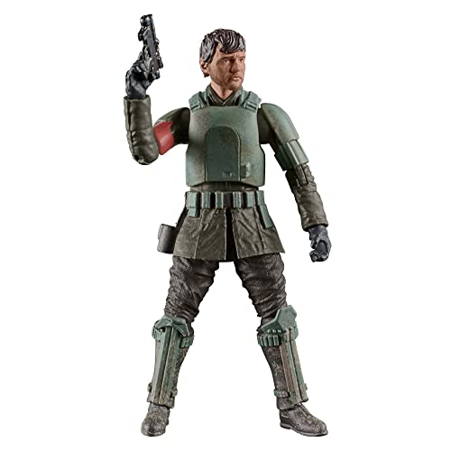 Hasbro Star Wars, la colección Vintage - DIN Djarin (Morak) - Figura de acción a Escala de 9,5 cm deStar Wars: The Mandalorian - Edad: 4