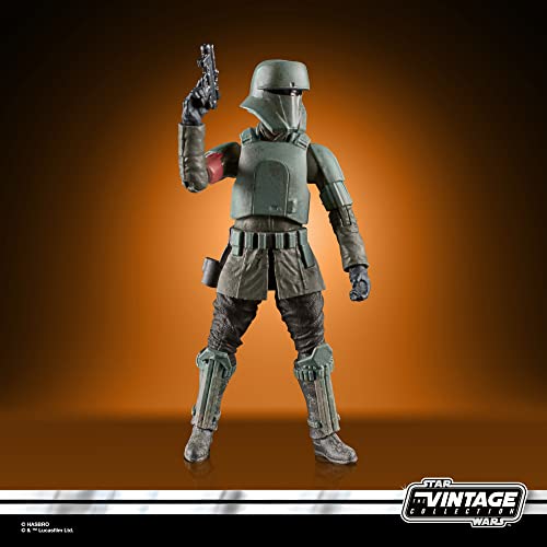 Hasbro Star Wars, la colección Vintage - DIN Djarin (Morak) - Figura de acción a Escala de 9,5 cm deStar Wars: The Mandalorian - Edad: 4