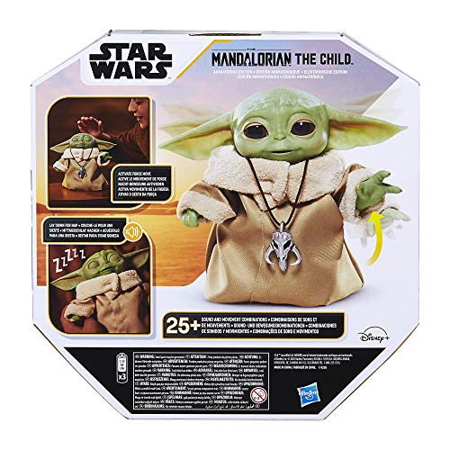 Hasbro Star Wars - The Child Animatronic Edition, Juguete Mandalorian con más de 25 Combinaciones de Sonidos, Multicolor