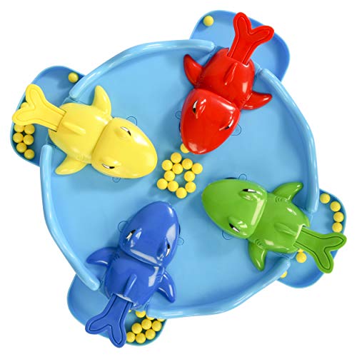 HTI Juguetes Tradicionales Juegos Hambriento Snappy Shark Juego de Mesa para niños Adultos niños y niñas, 1374311