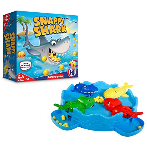 HTI Juguetes Tradicionales Juegos Hambriento Snappy Shark Juego de Mesa para niños Adultos niños y niñas, 1374311