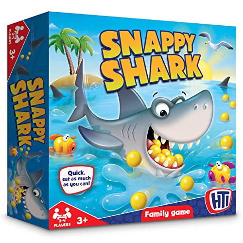 HTI Juguetes Tradicionales Juegos Hambriento Snappy Shark Juego de Mesa para niños Adultos niños y niñas, 1374311