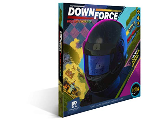 IELLO IEL51684 Downforce: Wild Ride Juego de Mesa de expansión