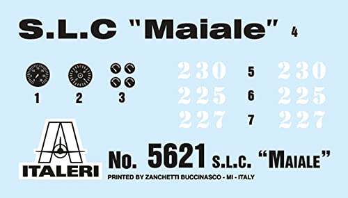 Italeri-5621 S.L.C. Maiale with Crew, Escalera 1:35, Kit, Modelo de plástico para Montar, Multicolor (IT5621)