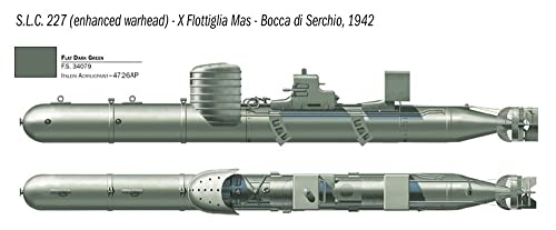 Italeri-5621 S.L.C. Maiale with Crew, Escalera 1:35, Kit, Modelo de plástico para Montar, Multicolor (IT5621)