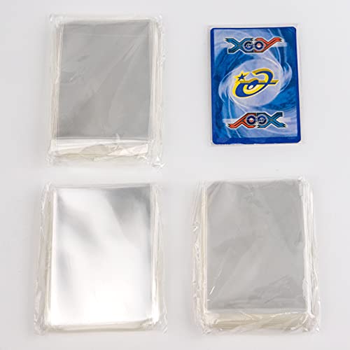 Jinhuaxin Soft Sleeves, 300 Fundas para Cartas, Fundas Cartas Pokemon Transparente para Pokémon, MTG, The Gathering, Yu-Gi-Oh (66 x 91) - 3 Packs (No Sellado)