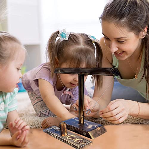 Juegos De Lanzamiento De Madera, Ring Toss Game, Juegos De Mesa De Madera Hechos a Mano, Juegos Interactivos, Juegos Familiares Para Niños y Adultos, Juegos De Fiesta.