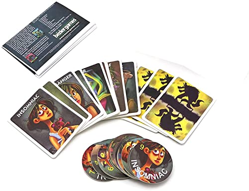 KCH Juegos De Mesa One Night Ultimate Werewolf Divertido Juego De Cartas De Estrategia Daybreak Familiar para Niños Adultos Fiesta En Casa Jugando A Las Cartas