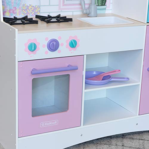 KidKraft 10119 Cocina de Juguete Dreamy Delights - Rosa de madera para niños