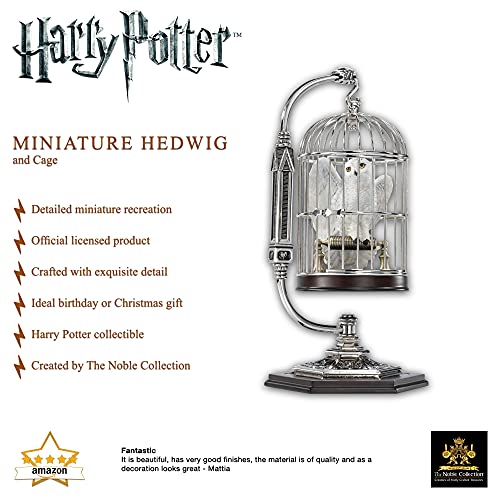 La Colección Noble Hedwig Miniatura En Jaula