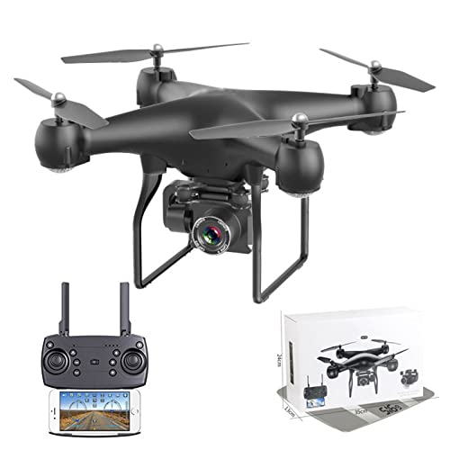 LANGZDHE Drone 4K, Drone Quadcopter, Drone de la fotografía aérea de Alta definición, Distancia de Control Remoto 120m, Equipado con cámara Anti-Shake EC, Soporte de Vuelo de mar Fotografía aé