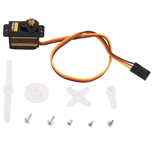 LANTRO JS - Metal Gear Servo Set para EMAX ES08MA II 12g/1.8 kg/10 segundos, Micro Servo analógico de alta velocidad, para RC Helicóptero Avión Coche Barco Controles de Robot