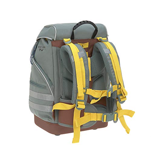 LÄSSIG Adventure Juego de mochilas escolares 5 piezas, 40 cm, 15 L, Bus verde