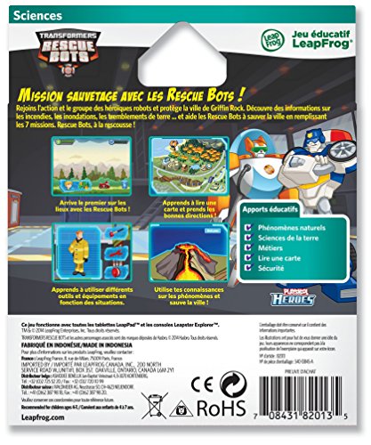 Leap Frog - Juego para Tablet Transformers Leapfrog (82013) (versión en francés)