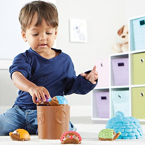 Learning Resources-La casita en el árbol para uegos sensoriales de Spike, el Erizo para Practicar la motricidad Fina, Juguete para desarrollar la motricidad Fina para, niños, de 18+ Meses