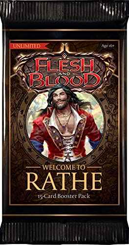 Legend Story Studios- Flesh & Blood: Welcome to Rathe Unlimited Booster - Display de 24 Sobres, Color (FAB19001UD)