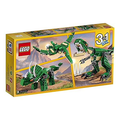 Legoo Lego Creator 31058 - Juego de dinosaurios y pastor alemán (bolsa de plástico, 7-12 años)