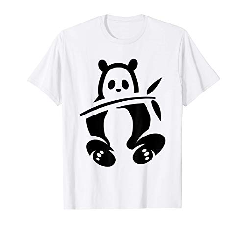 Lindo disfraz de cara de oso panda de Halloween para niñas Camiseta