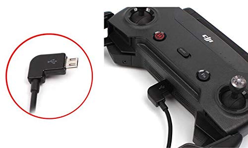 Linghuang - Cable de datos micro USB a tipo C para conectar smartphones y tablets con mando a distancia para DJI Mini SE/Mavic Mini/Pro/Spark/Mavic Air/Mavic 2.