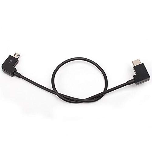 Linghuang - Cable de datos micro USB a tipo C para conectar smartphones y tablets con mando a distancia para DJI Mini SE/Mavic Mini/Pro/Spark/Mavic Air/Mavic 2.