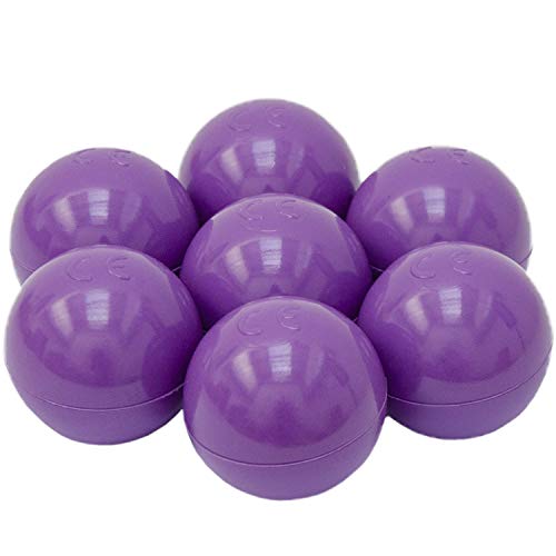 LittleTom 50 Bolas de PE 5,5cm de diámetro para llenar Piscinas de niños Morado