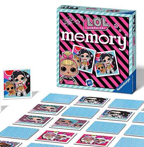 L.O.L. Surprise Mini Memory® | 48 Tarjetas Ilustradas LOL | Ravensburger