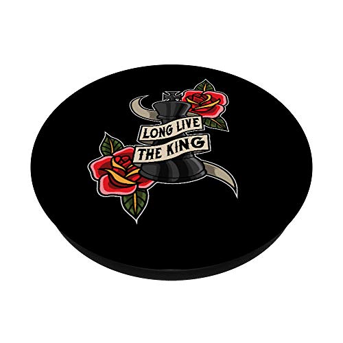 Long Live The King - Figuras de ajedrez - Ajedrez PopSockets PopGrip Intercambiable