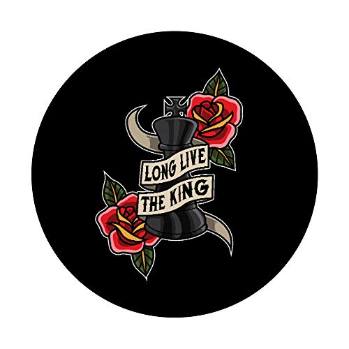 Long Live The King - Figuras de ajedrez - Ajedrez PopSockets PopGrip Intercambiable