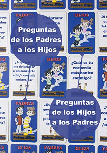 LwC - Padres e Hijos. Juego de Mesa Familiar. Juego de Preguntas para Hablar con los Niños y Fortalecer Vínculos de Forma Divertida. Regalo Original Dia del Padre